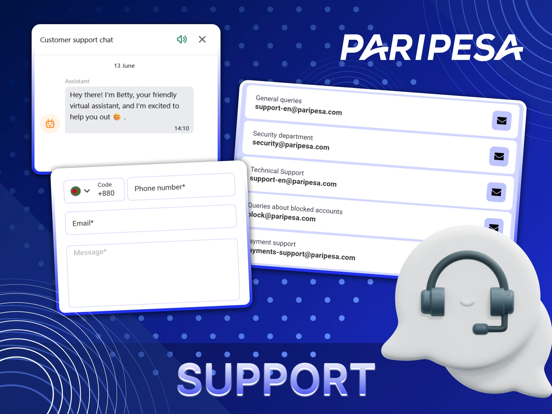 Paripesa support will help you resolve any issues that arise while playing Crash games.